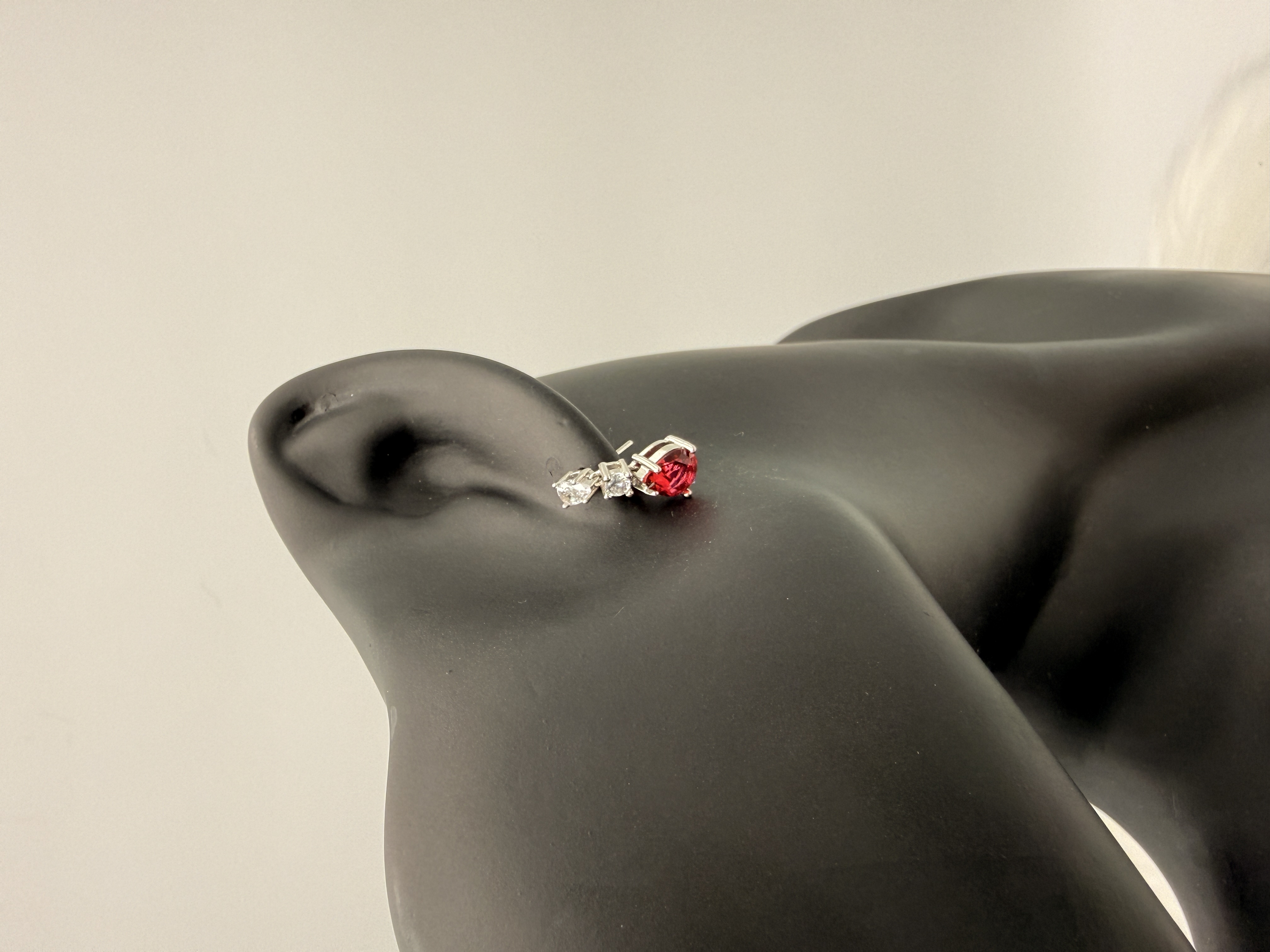 Pink Teardrop Elegance - View 2